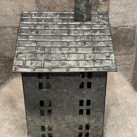 ❤️ POTTERY BARN HOLIDAY GALVANIZED MILL HOUSES NEW 3 PCS SET - Picture 3 of 7